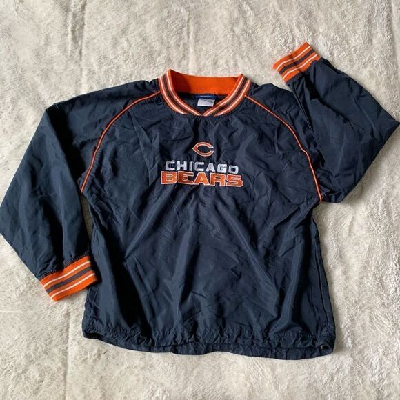 NFL Chicago Bears Football Pullover Windbreaker Pullover Jacket - Picture 1 of 4
